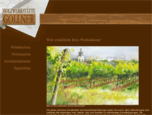 Tablet Screenshot of holzwerkstaettegollner.com